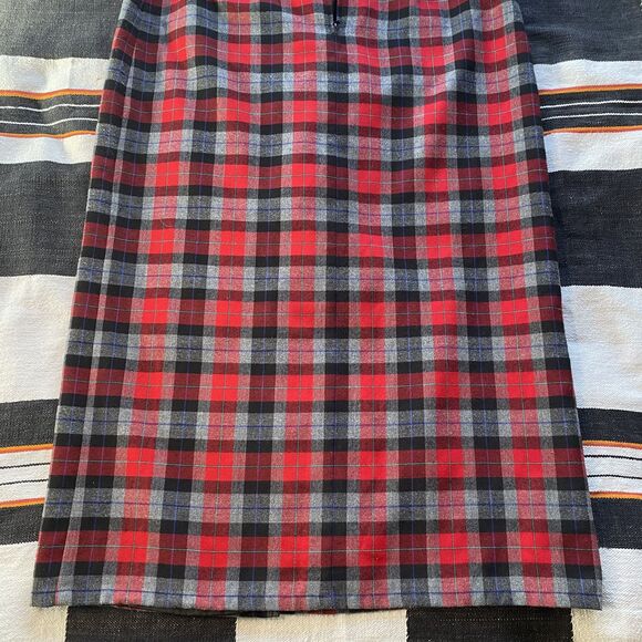 Vintage 90’s Crazy Horse Liz Claiborne Plaid Maxi Skirt. Size 14. Excellent! - Picture 8 of 10